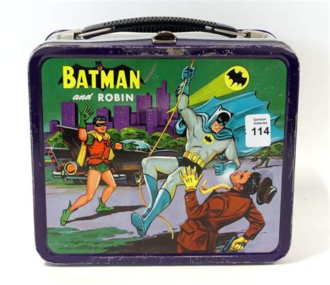 vintage batman and robin metal lunch box canada|Batman Lunch Box Vintage for sale .